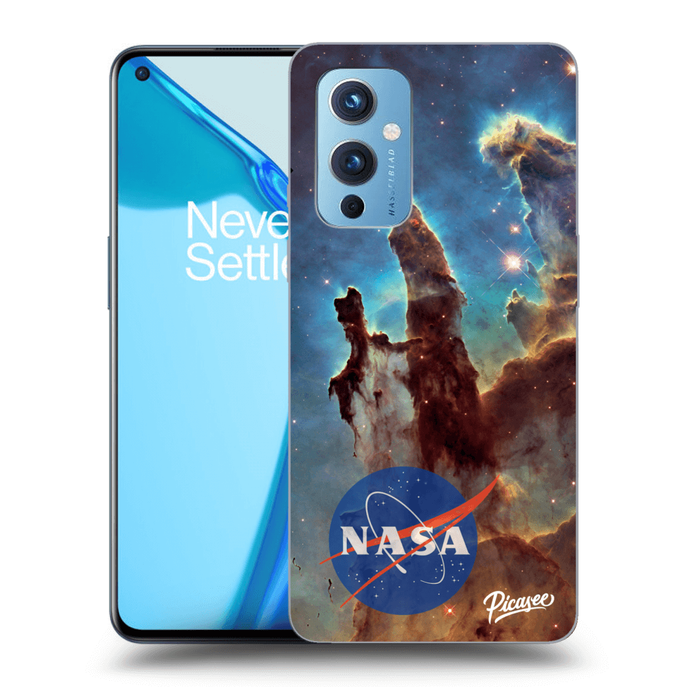 Picasee husă neagră din silicon pentru OnePlus 9 - Eagle Nebula