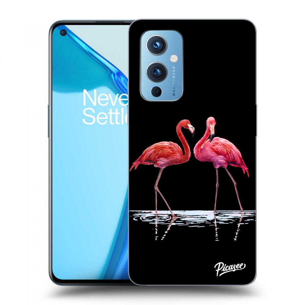 Picasee ULTIMATE CASE pentru OnePlus 9 - Flamingos couple