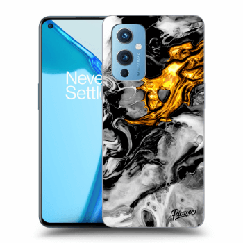 Husă pentru OnePlus 9 - Black Gold 2