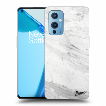 Picasee ULTIMATE CASE pentru OnePlus 9 - White marble