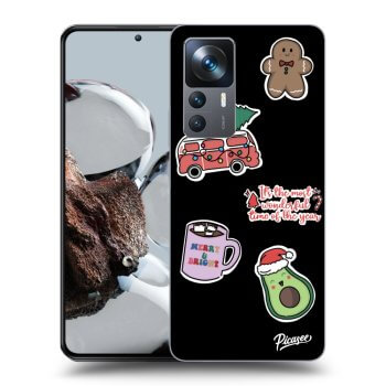Husă pentru Xiaomi 12T - Christmas Stickers