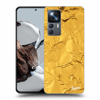 Picasee husă neagră din silicon pentru Xiaomi 12T Pro - Gold