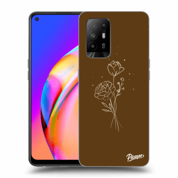 Picasee ULTIMATE CASE pentru OPPO A94 5G - Brown flowers