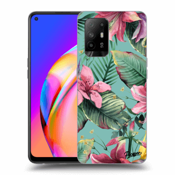 Picasee husă neagră din silicon pentru OPPO A94 5G - Hawaii