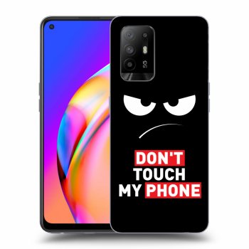 Husă pentru OPPO A94 5G - Angry Eyes - Transparent