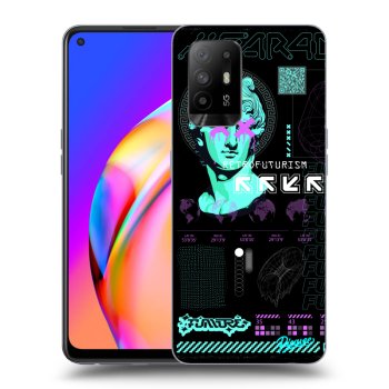 Picasee husă neagră din silicon pentru OPPO A94 5G - RETRO