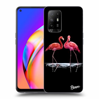 Husă pentru OPPO A94 5G - Flamingos couple