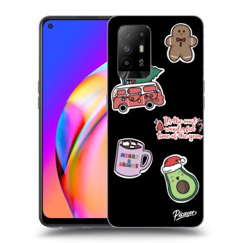 Husă pentru OPPO A94 5G - Christmas Stickers