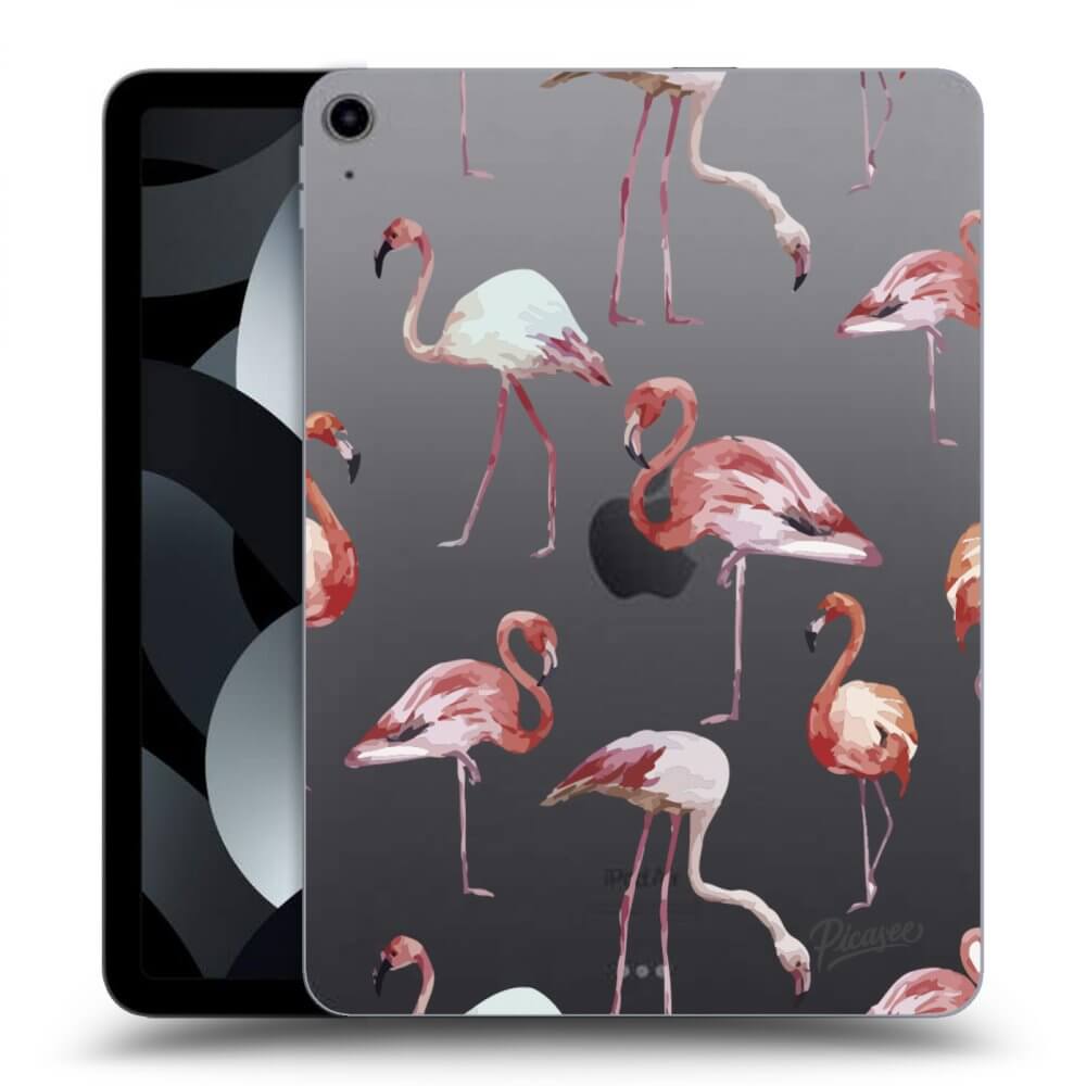 Picasee husă transparentă din silicon pentru Apple iPad 10,9" 2022 (10.generace) - Flamingos