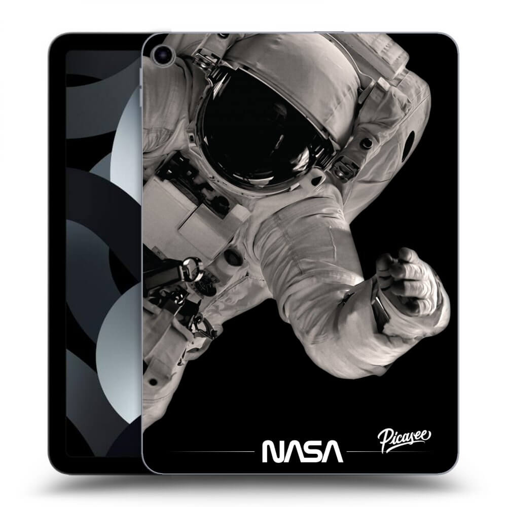 Husă Neagră Din Silicon Pentru Apple IPad 10,9 2022 (10.generace) - Astronaut Big