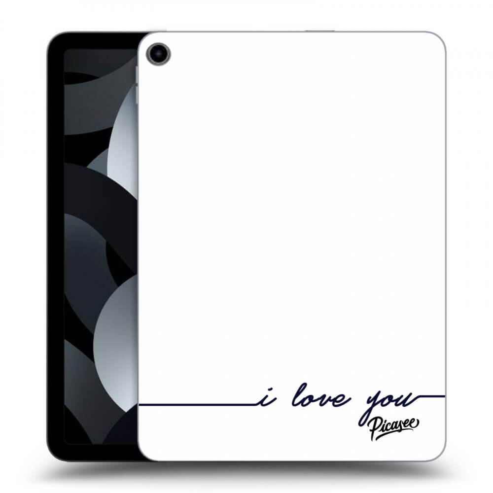Picasee husă transparentă din silicon pentru Apple iPad 10,9" 2022 (10.generace) - I love you