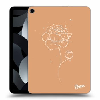 Picasee husă neagră din silicon pentru Apple iPad 10,9" 2022 (10.generace) - Peonies