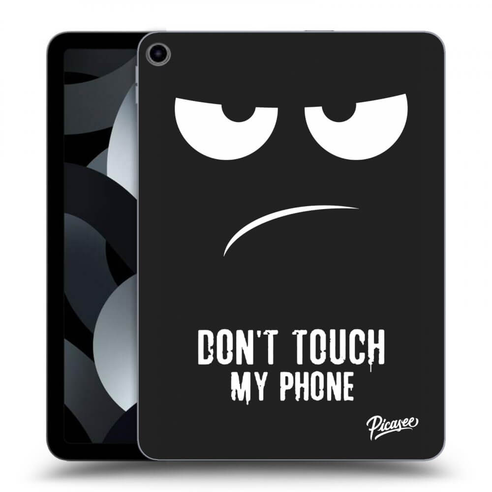 Picasee husă neagră din silicon pentru Apple iPad 10,9" 2022 (10.generace) - Don't Touch My Phone