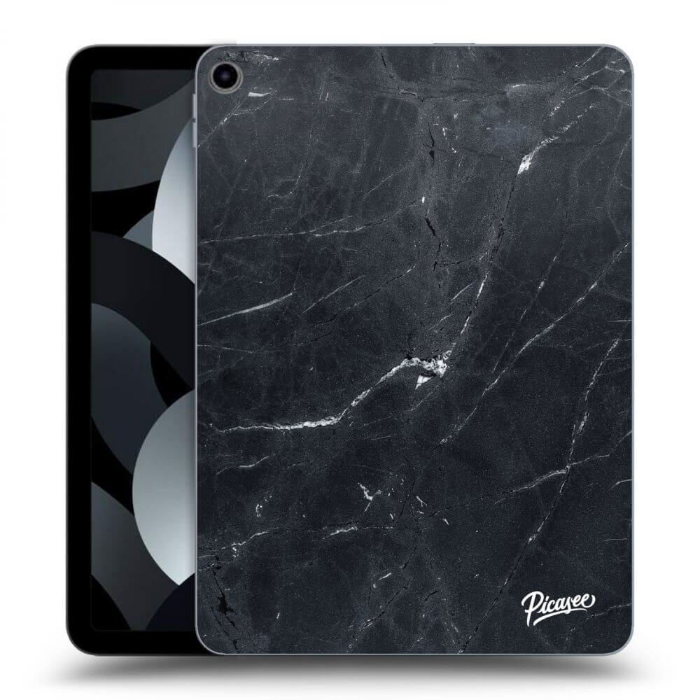 Husă Neagră Din Silicon Pentru Apple IPad 10,9 2022 (10.generace) - Black Marble
