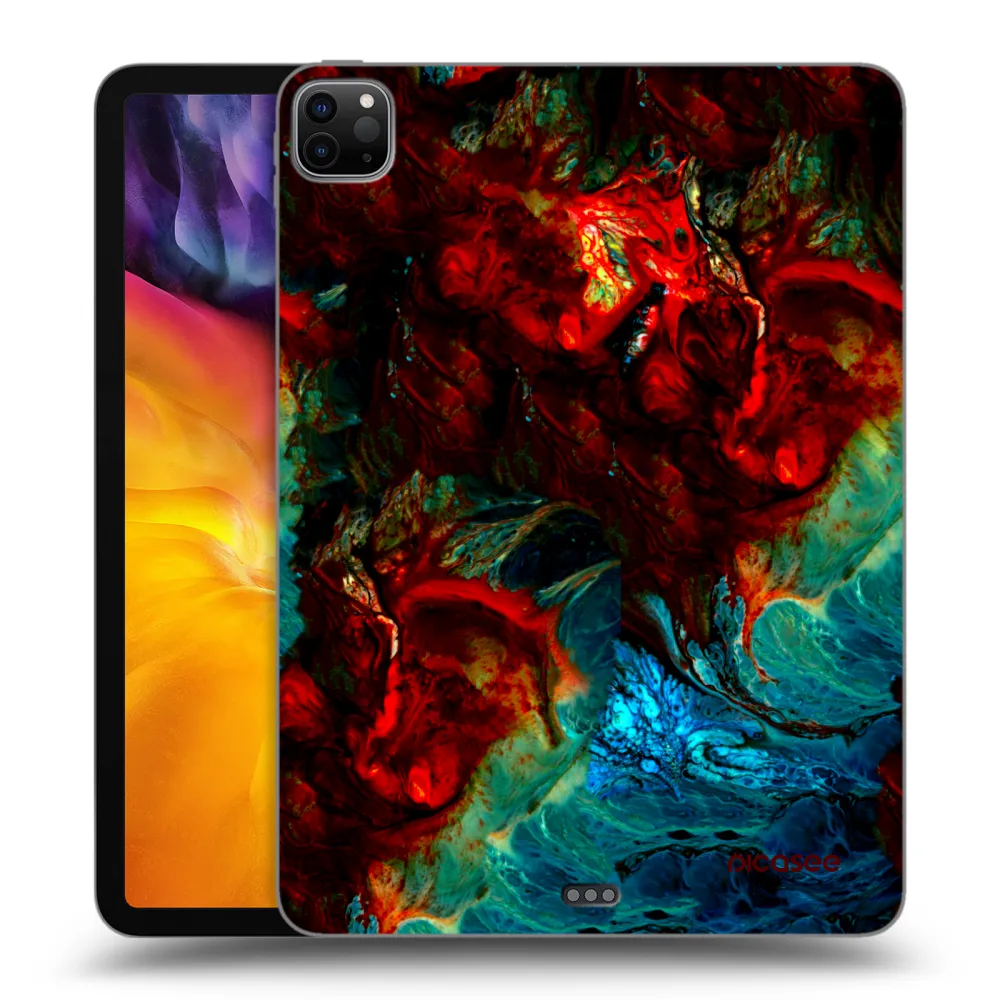 Picasee husă neagră din silicon pentru Apple iPad Pro 11" 2022 M2 (4.generace) - Universe