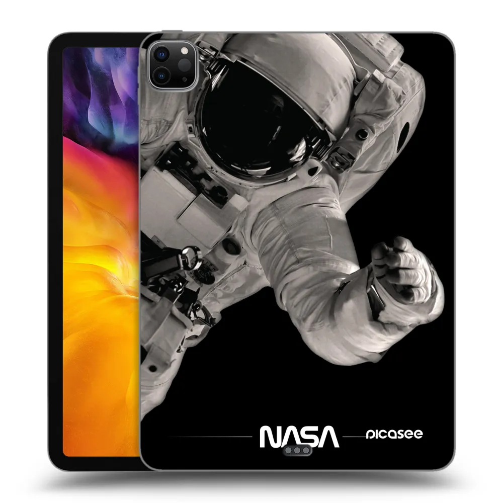 Picasee husă neagră din silicon pentru Apple iPad Pro 11" 2022 M2 (4.generace) - Astronaut Big