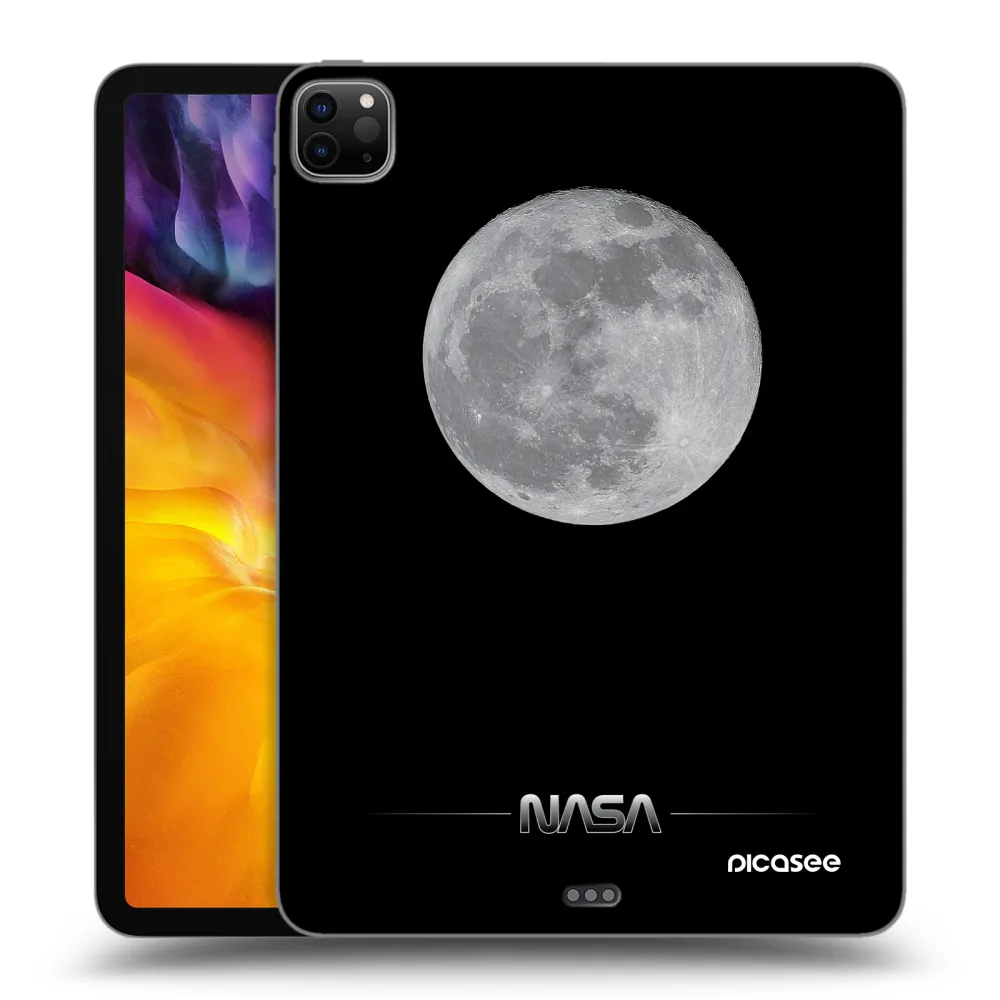 Picasee husă neagră din silicon pentru Apple iPad Pro 11" 2022 M2 (4.generace) - Moon Minimal