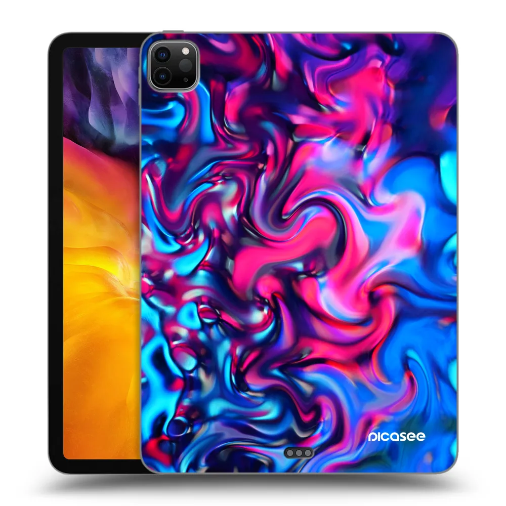 Picasee husă neagră din silicon pentru Apple iPad Pro 11" 2022 M2 (4.generace) - Redlight