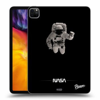 Picasee husă neagră din silicon pentru Apple iPad Pro 11" 2022 M2 (4.generace) - Astronaut Minimal