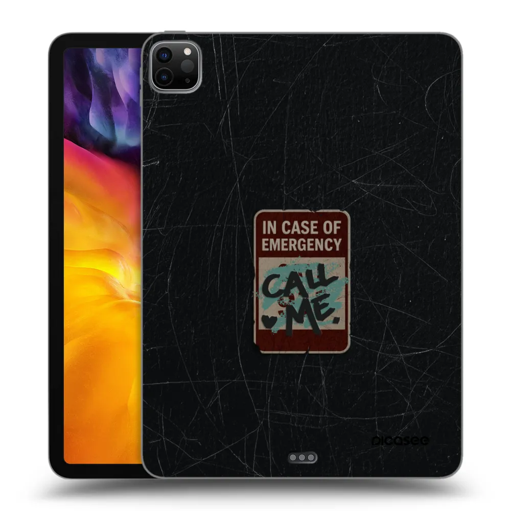 Picasee husă neagră din silicon pentru Apple iPad Pro 11" 2022 M2 (4.generace) - EMERGENCY