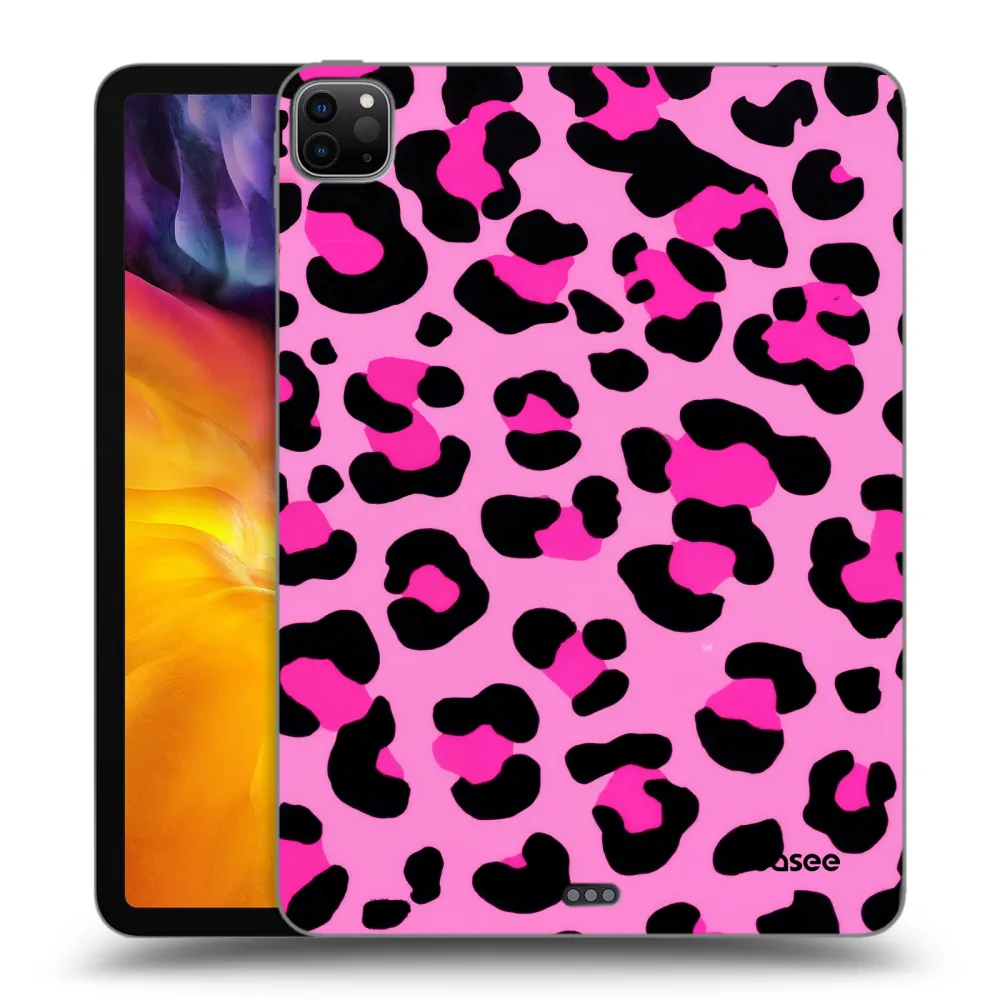 Picasee husă neagră din silicon pentru Apple iPad Pro 11" 2022 M2 (4.generace) - Pink Tiger