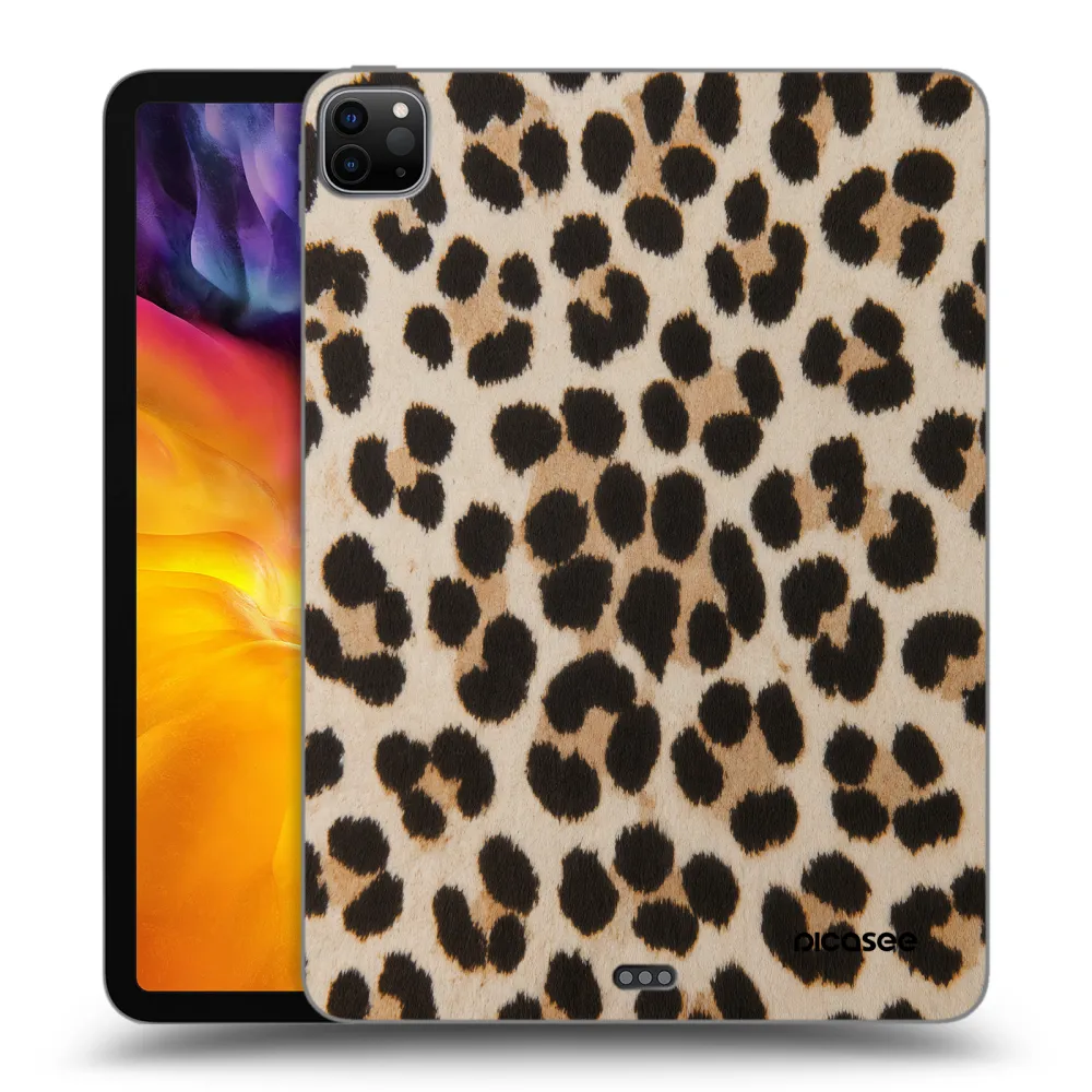 Picasee husă neagră din silicon pentru Apple iPad Pro 11" 2022 M2 (4.generace) - Brown Tiger