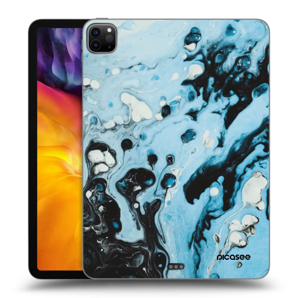 Picasee husă neagră din silicon pentru Apple iPad Pro 11" 2022 M2 (4.generace) - Organic blue