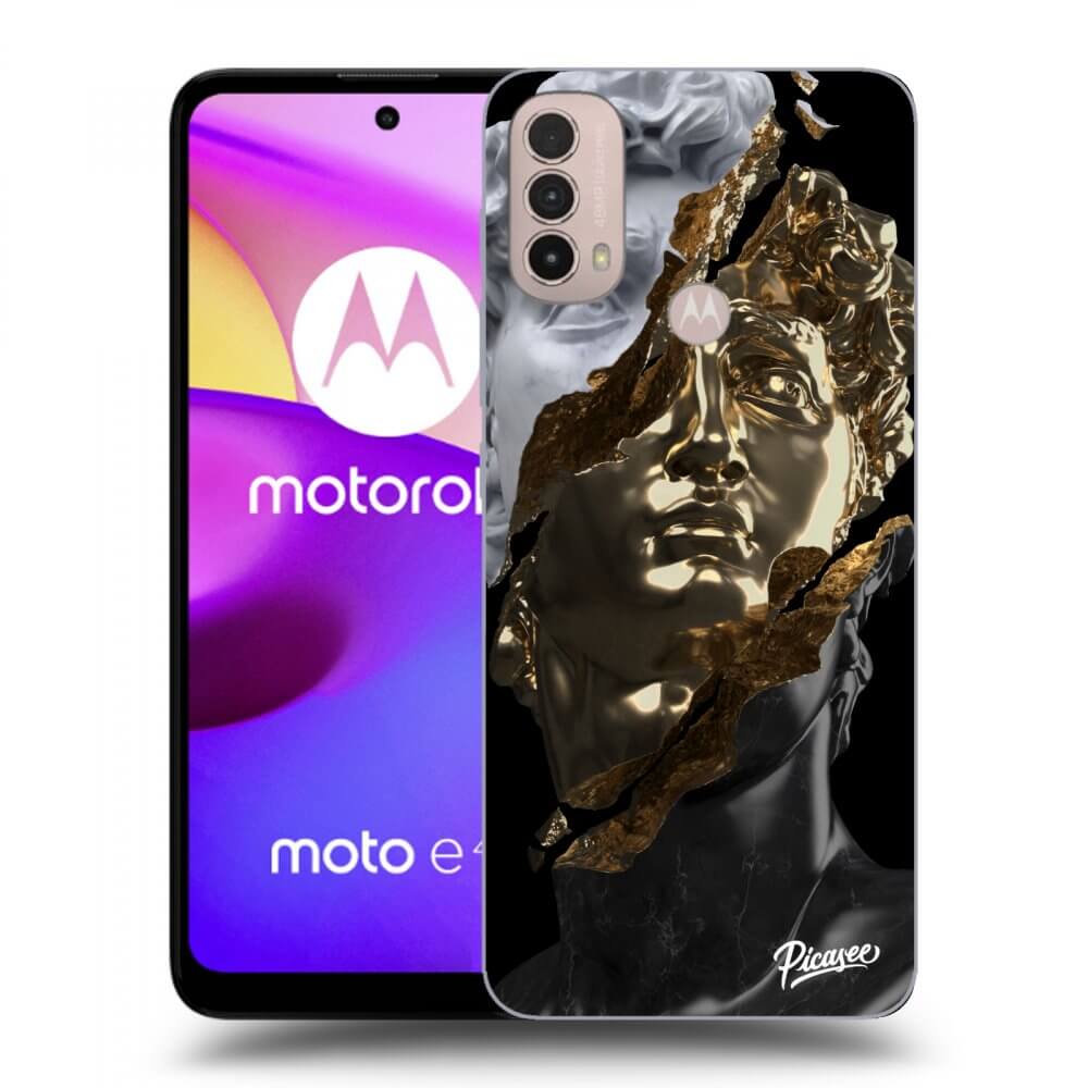 Picasee husă neagră din silicon pentru Motorola Moto E40 - Trigger