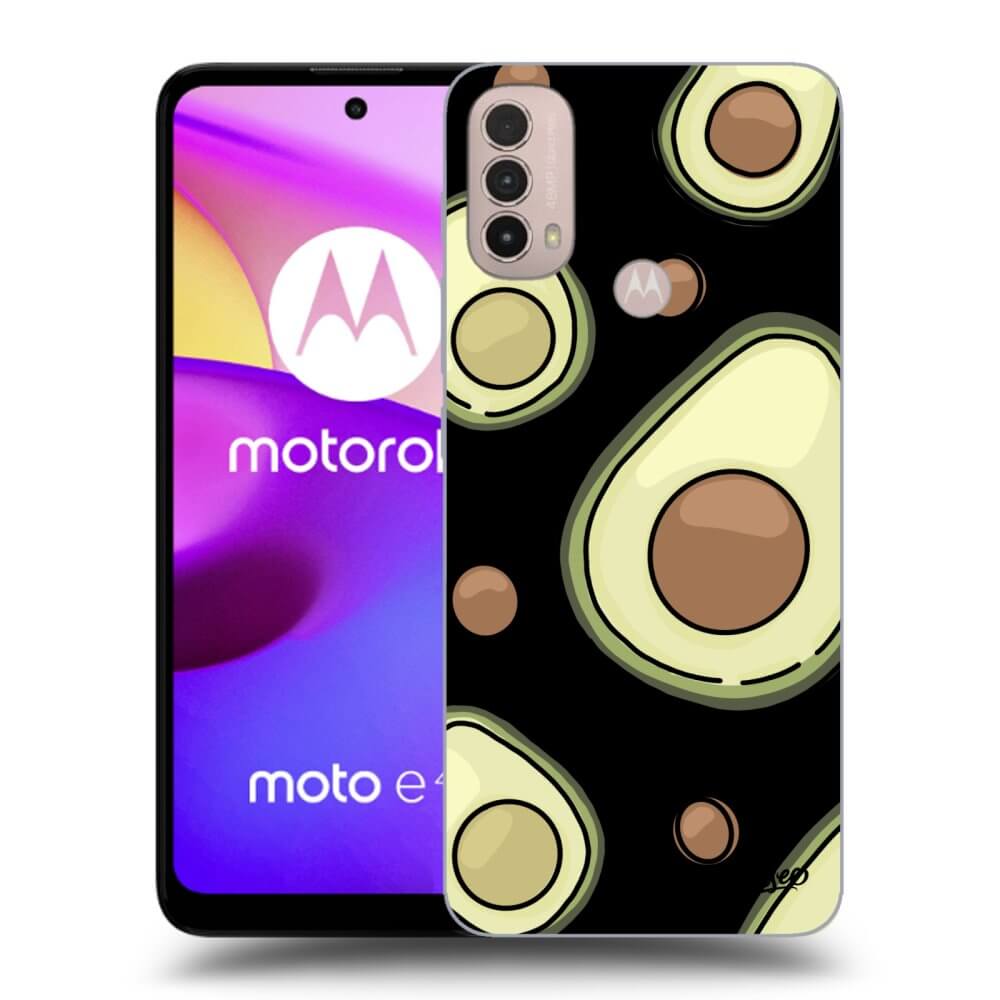Picasee husă neagră din silicon pentru Motorola Moto E40 - Avocado