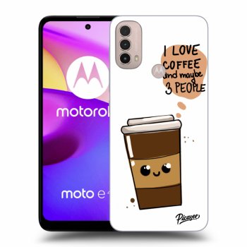 Husă pentru Motorola Moto E40 - Cute coffee