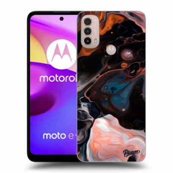 Picasee husă neagră din silicon pentru Motorola Moto E40 - Cream