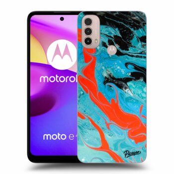 Husă pentru Motorola Moto E40 - Blue Magma