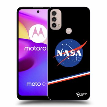 Picasee husă neagră din silicon pentru Motorola Moto E40 - NASA Original