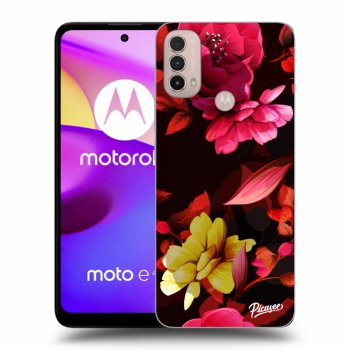 Husă pentru Motorola Moto E40 - Dark Peonny