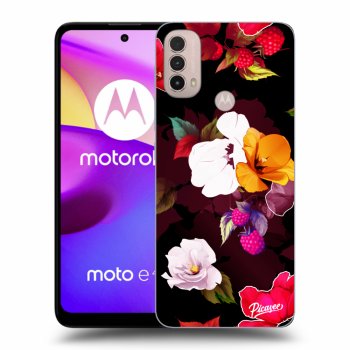 Husă pentru Motorola Moto E40 - Flowers and Berries