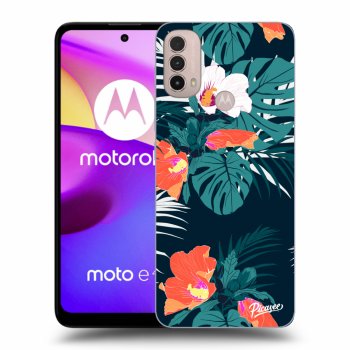 Husă pentru Motorola Moto E40 - Monstera Color