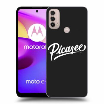 Picasee husă neagră din silicon pentru Motorola Moto E40 - Picasee - White