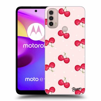 Husă pentru Motorola Moto E40 - Cherries