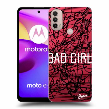 Picasee husă neagră din silicon pentru Motorola Moto E40 - Bad girl
