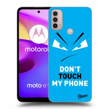 Husă pentru Motorola Moto E40 - Evil Eye - Blue