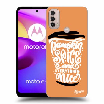 Husă pentru Motorola Moto E40 - Pumpkin coffee