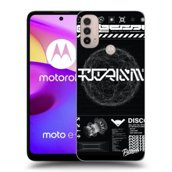 Picasee husă neagră din silicon pentru Motorola Moto E40 - BLACK DISCO