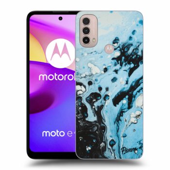 Husă pentru Motorola Moto E40 - Organic blue