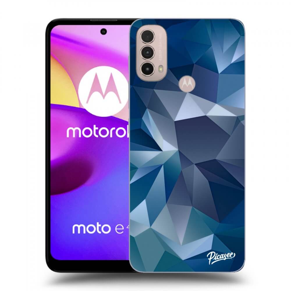 Picasee husă neagră din silicon pentru Motorola Moto E40 - Wallpaper