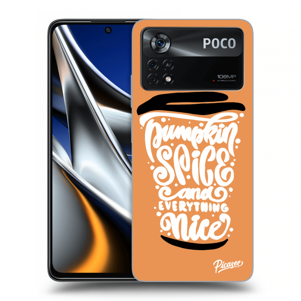 Picasee ULTIMATE CASE pentru Xiaomi Poco M4 Pro - Pumpkin coffee