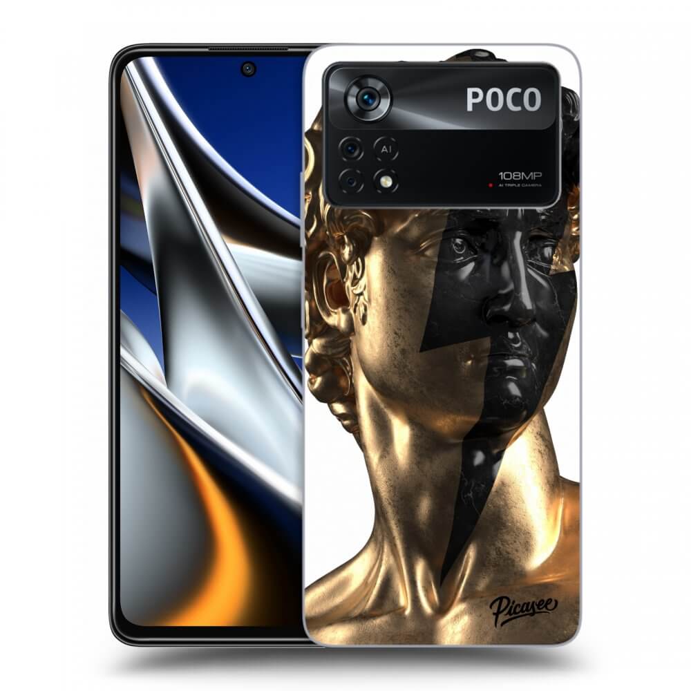 Picasee ULTIMATE CASE pentru Xiaomi Poco M4 Pro - Wildfire - Gold