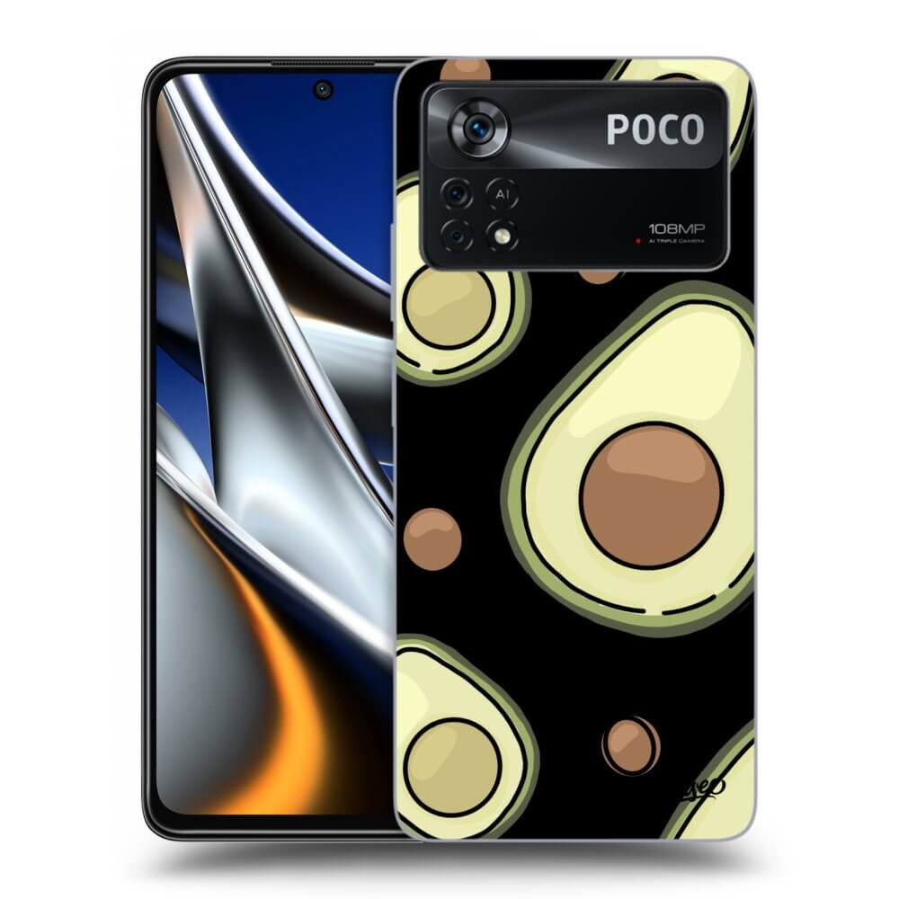 Picasee husă neagră din silicon pentru Xiaomi Poco M4 Pro - Avocado