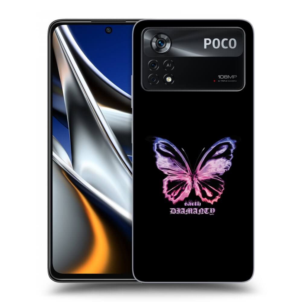 Picasee ULTIMATE CASE pentru Xiaomi Poco M4 Pro - Diamanty Purple