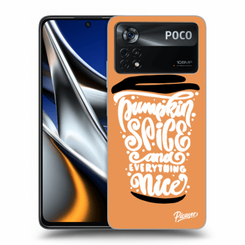 Husă pentru Xiaomi Poco M4 Pro - Pumpkin coffee