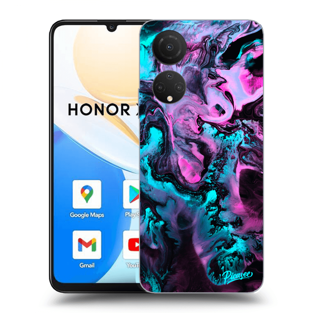 Picasee husă transparentă din silicon pentru Honor X7 - Lean